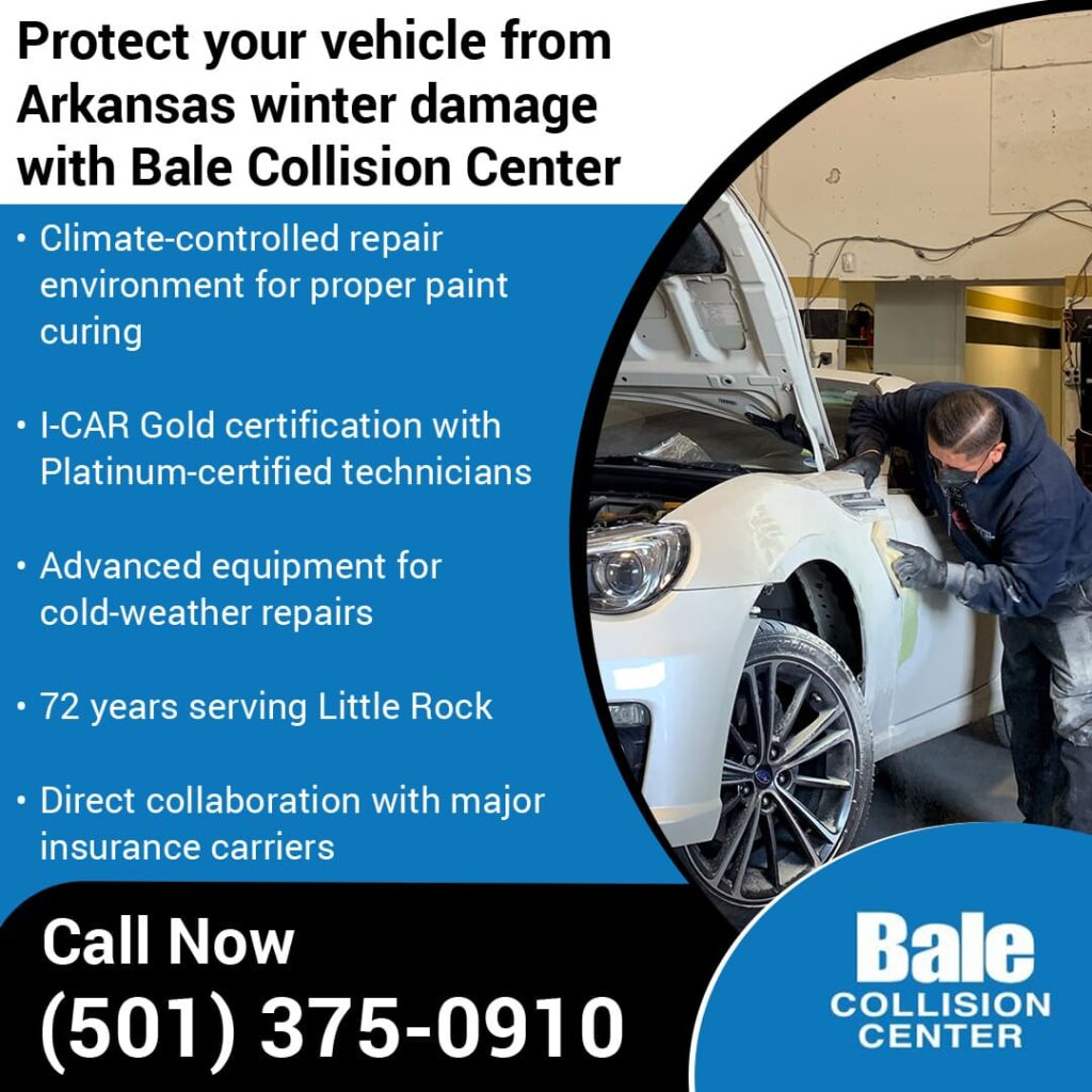 Arkansas vehicle winter damage